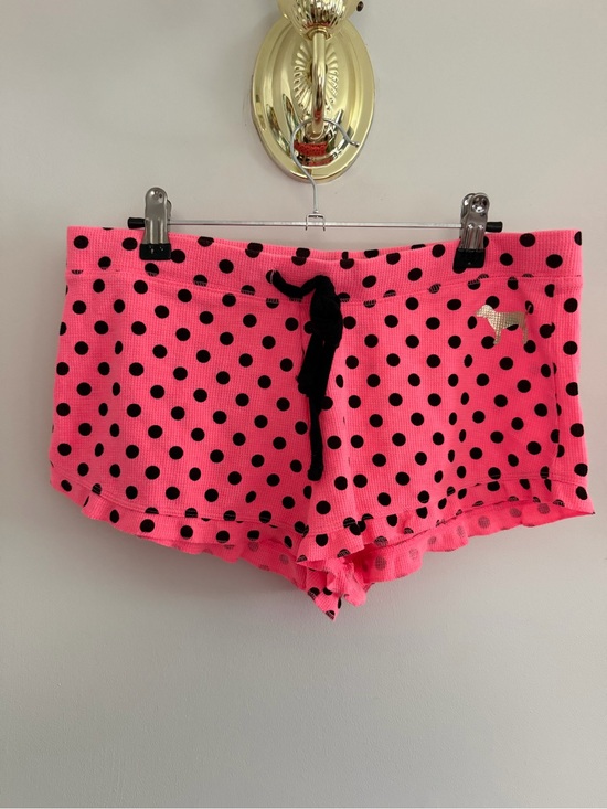 PINK Victoria's Secret Other - Pink by Victoria Secret Polka Dot Drawstring PJ Shorts
